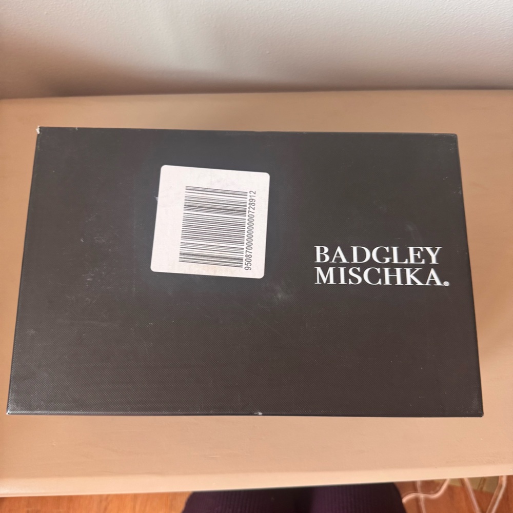 Badgley Mischka Cameryn Crystal Heels Champagne Embellished Organza Size 8 NWT - Picture 12 of 16